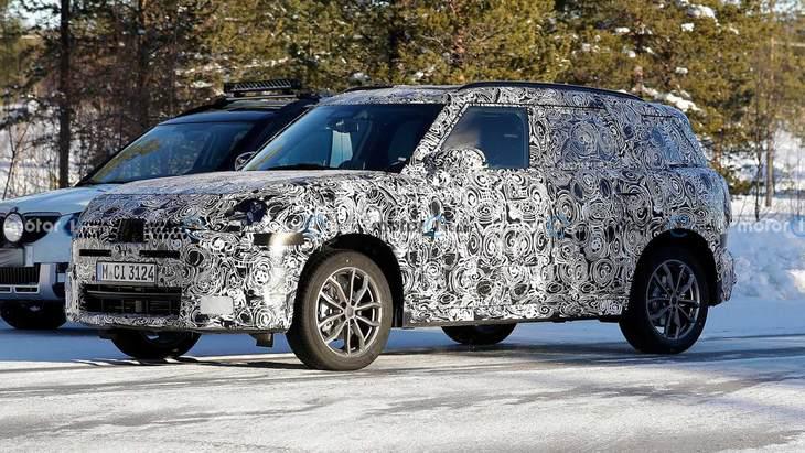 全新MINI COUNTRYMAN谍照曝光 尺寸更长更大