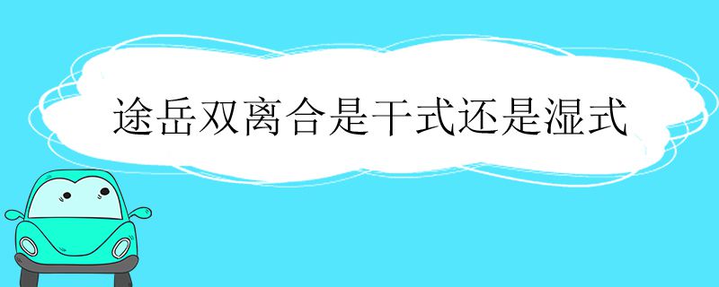 途岳双离合是干式还是湿式