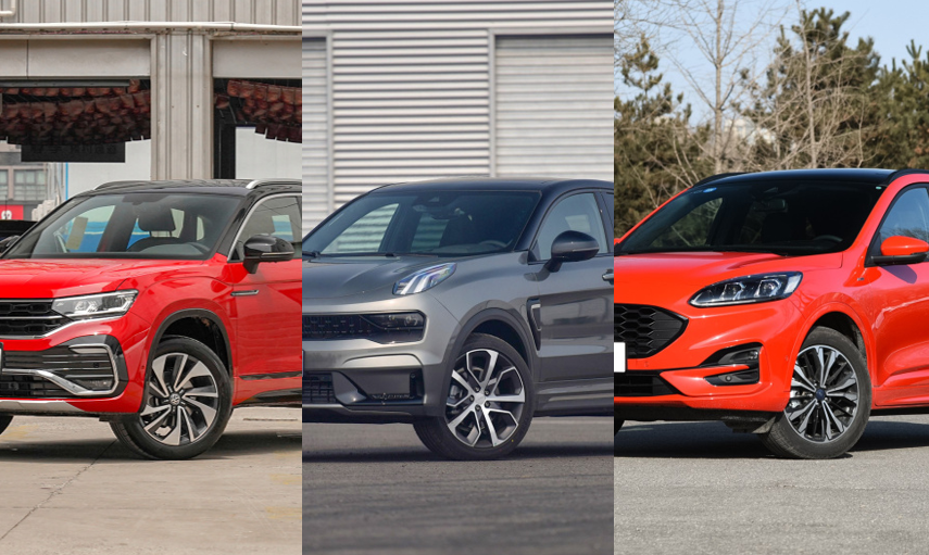 20万预算运动SUV，选探岳X、福特锐际还是领克05